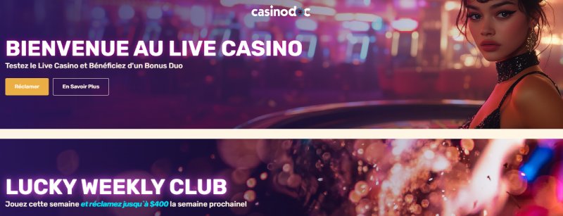 Les bonus sur Let's Lucky