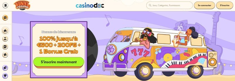 bonus bienvenue vinyl casino