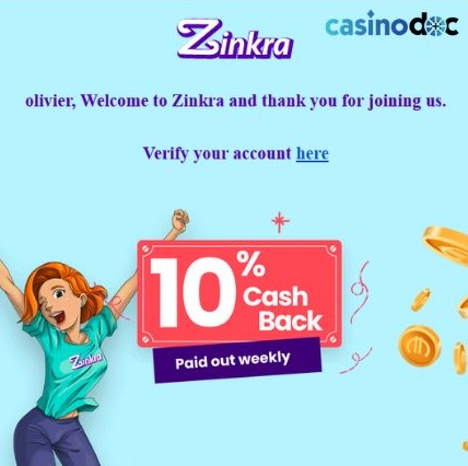 inscription 5 zinkra casino