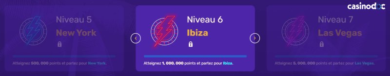 Niveau 6 programme vip Let's Lucky