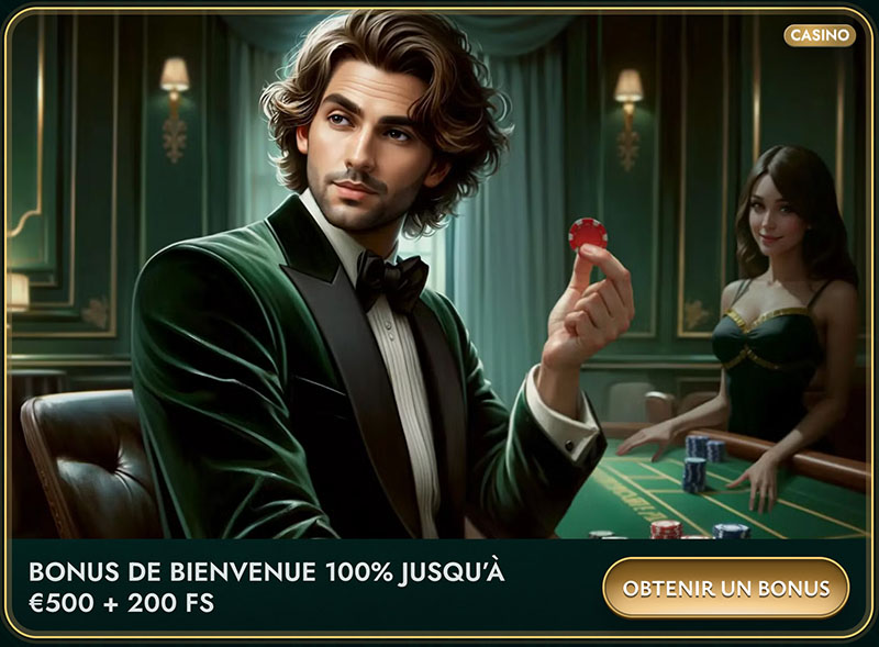 bonus de bienvenue cashed casino