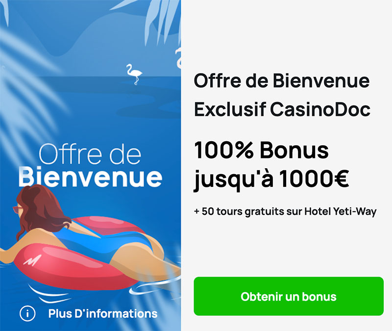 bonus de bienvenue sans code promo millionz casino