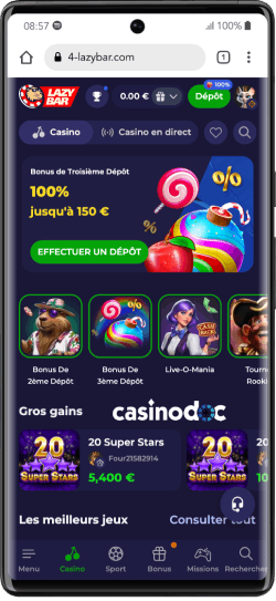 version android lazy bar