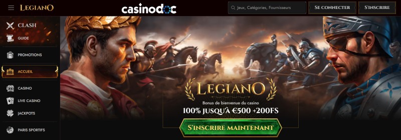 bonus legiano casino