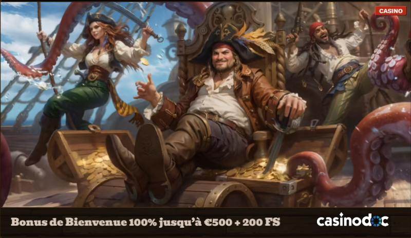 bonus bienvenue fatpirate casino