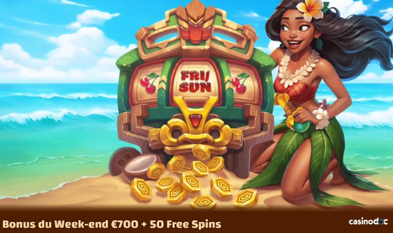 bonus weekend tiki casino