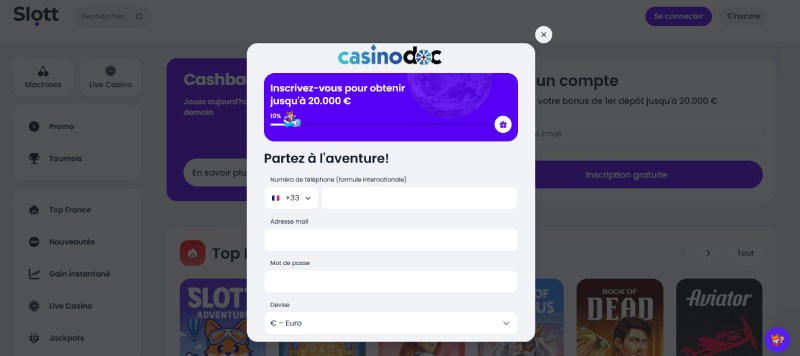 etape 2 slott casino