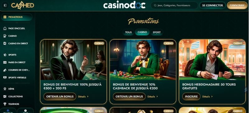 promotions cashed casino