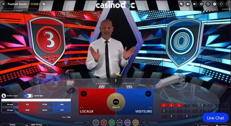 football studio jeu