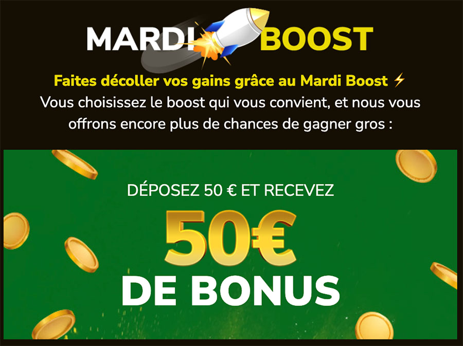 mardi boost sur king chance