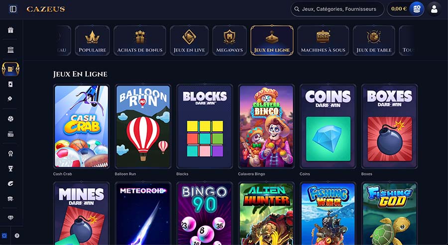 mini jeux cazeus