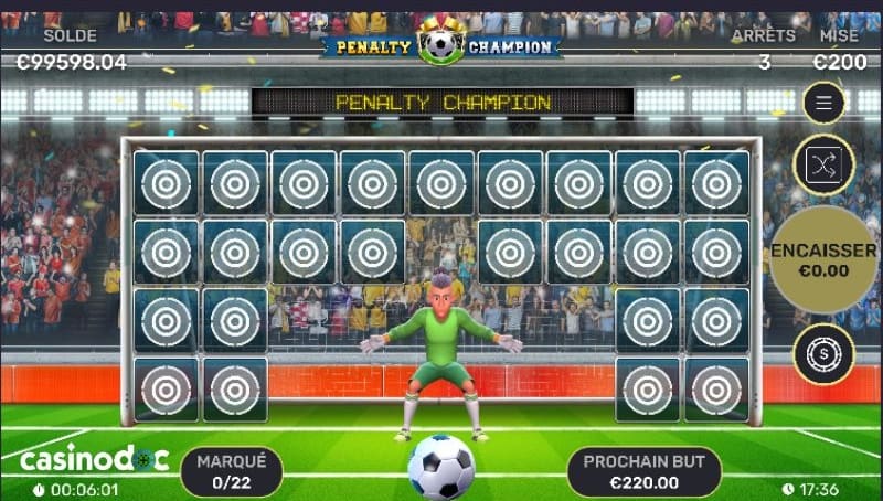 penalty champion jeu