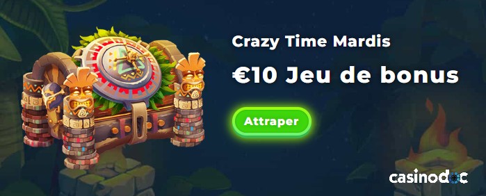 Crazy times mardi sur Wazamba