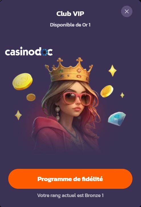 Programme VIP sur Coolzino Casino