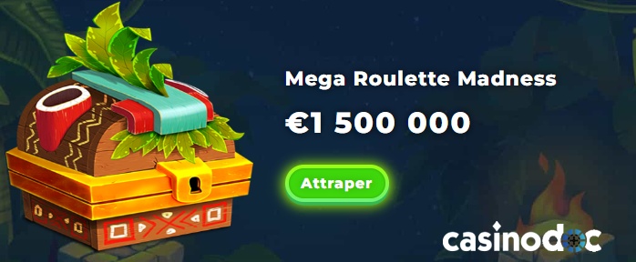 Mega Roulette Madness - 1 500 000 € sur Wazamba
