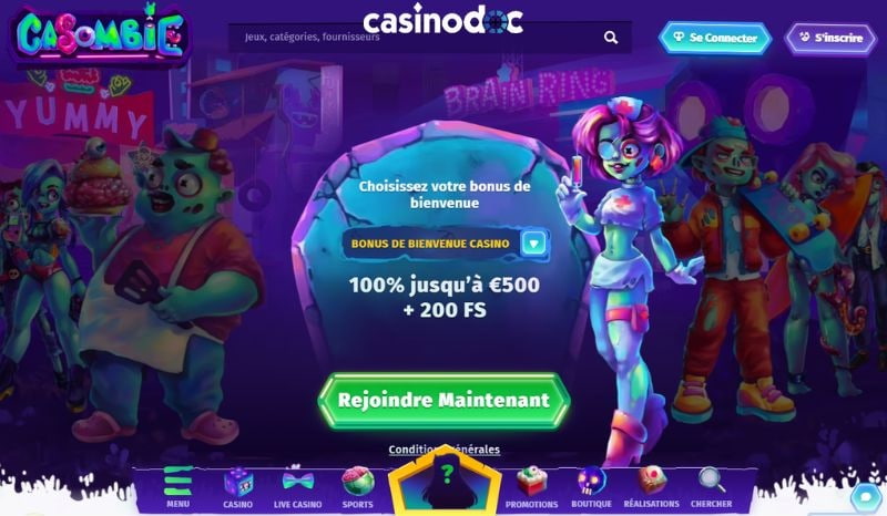 accueil casombie