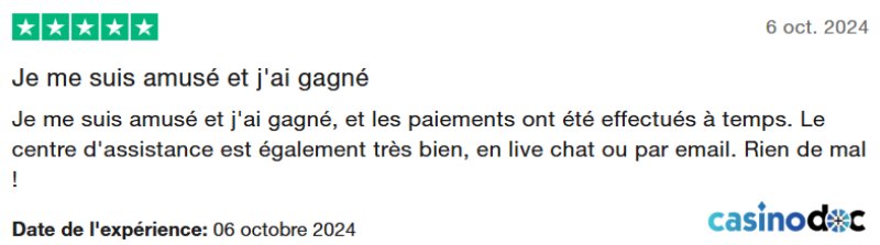 avis clients casino sans 3ds