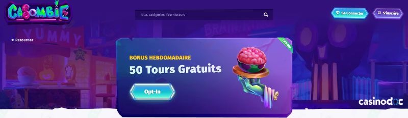 bonus hebdomadaire casombie