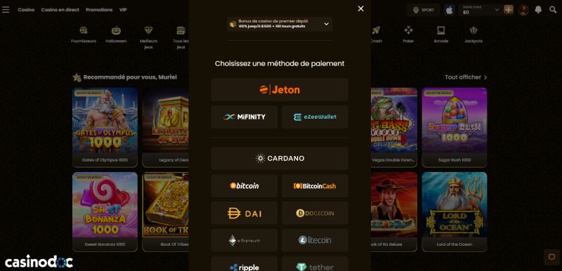dépôt goldspin