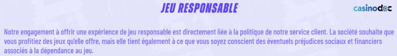 jeu responsable funbet