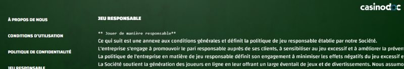 jeu responsable sombrero spins