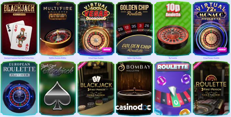 jeux tables funbet