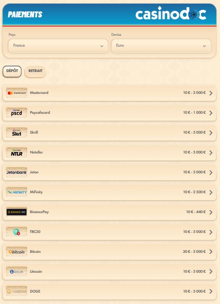 paiements casino sans 3ds