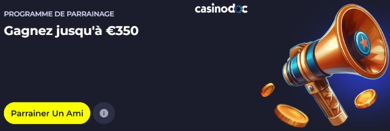 parrainage bdmbet bonus casino