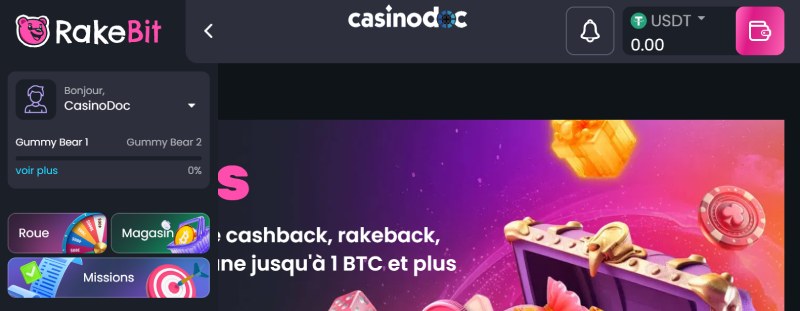 le programme VIP de rakebit