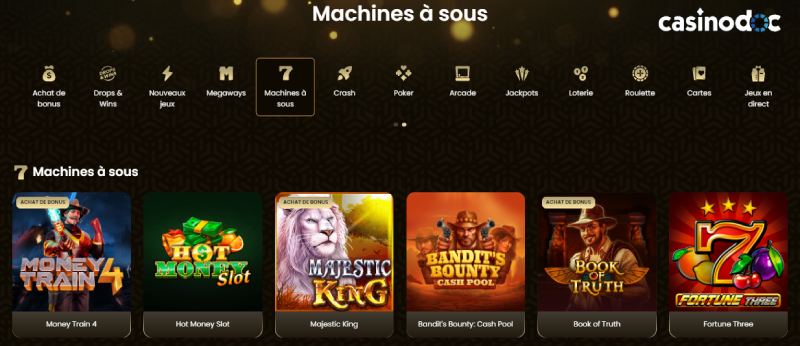 machines à sous goldspin