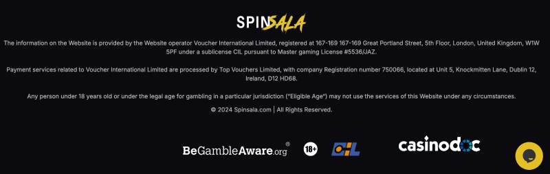 Jeu responsable Spinsala