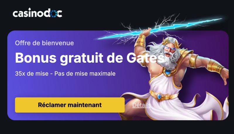 Le bonus gratuit de Gates sur Spinsala Casino