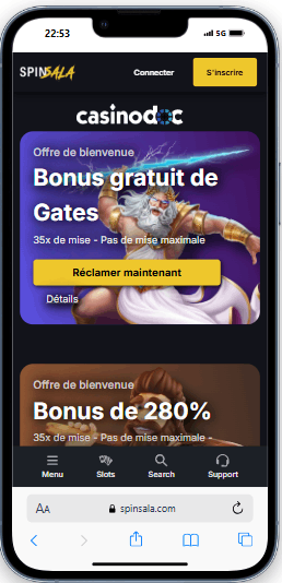 Spinsala sur iOs