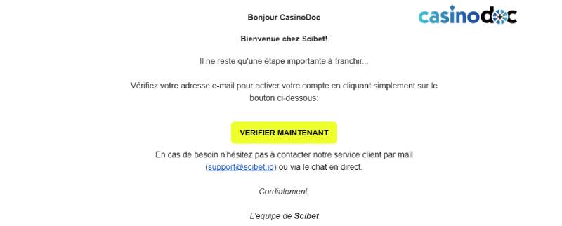 inscription étape 4 scibet