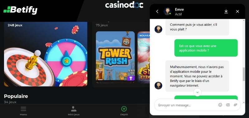 application betify