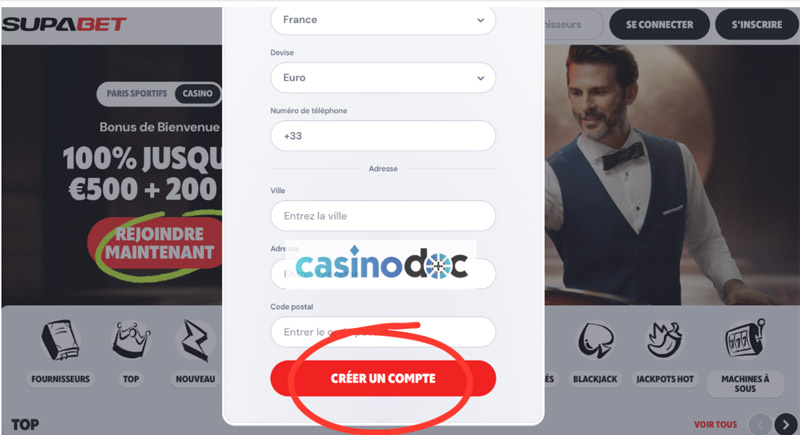 finalisation supabet