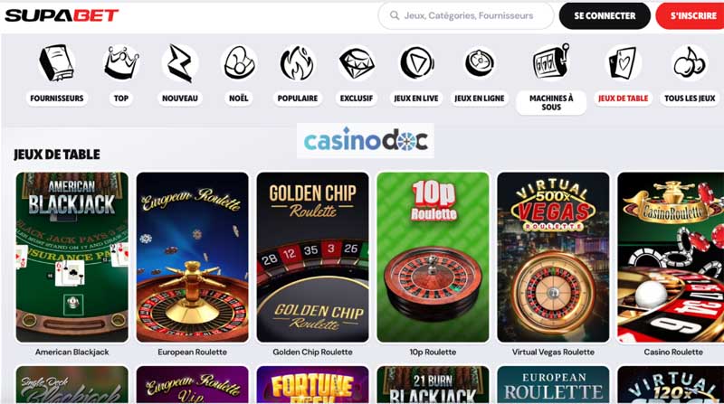 jeux de table supabet