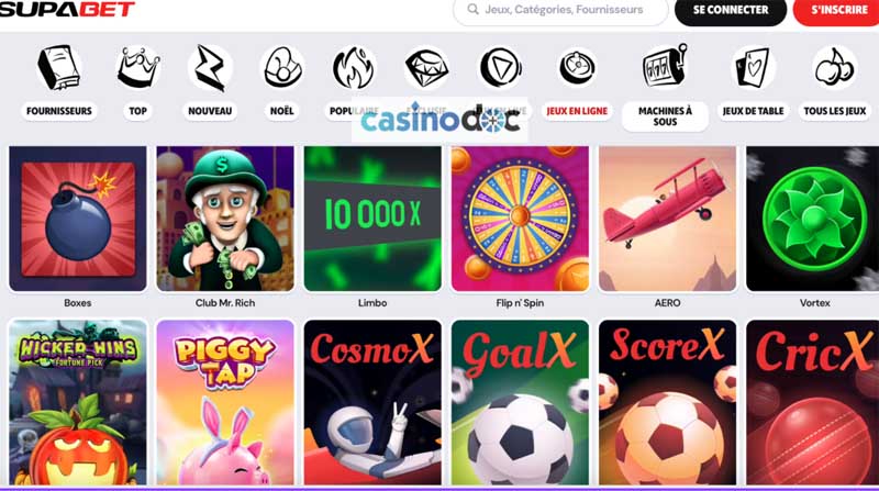 jeux en ligne supabet