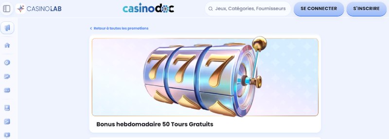 bonus hebdomadaire casinolab