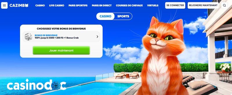Inscription Casino Cazimbo 1
