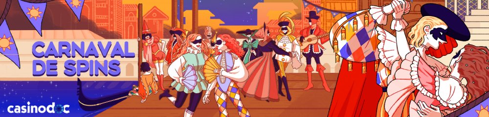 Le Carnaval de Spins sur Arlequin Casino
