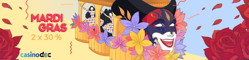 Le Mardi Gras sur Arlequin Casino