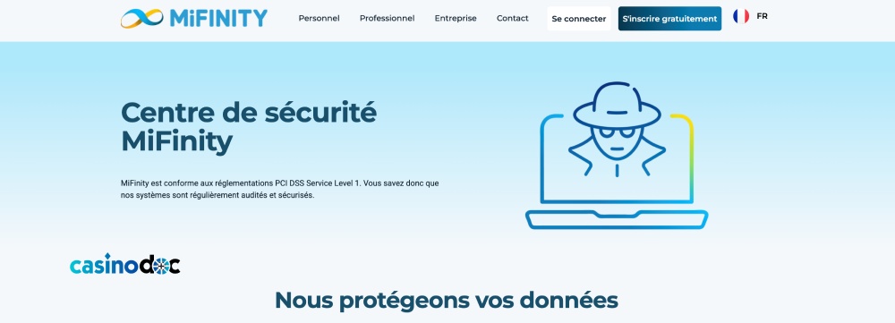Sécurité sur Mifinity Casino