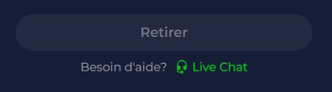 Confirmation du retrait Nine Casino