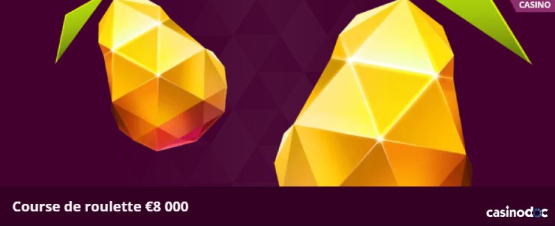 Le tournoi Course de Roulette sur le casino Malina