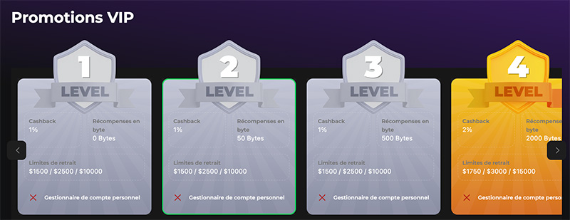 Programme VIP de Betify