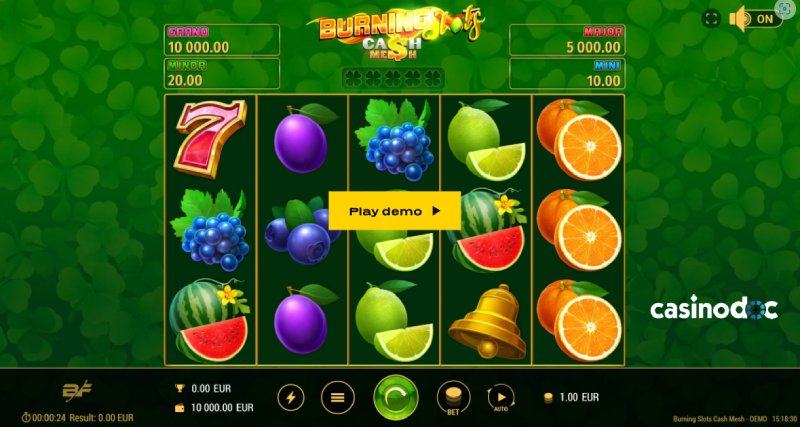 Burning Slots Cash Mesh par BF Games