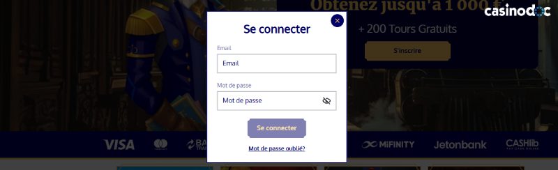 Inscription étape 5 SlotExpress