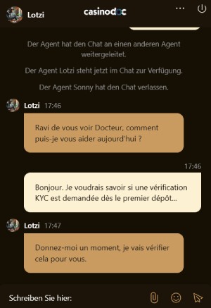 Service client Kyngs