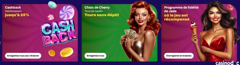 promotions sur candyspinz